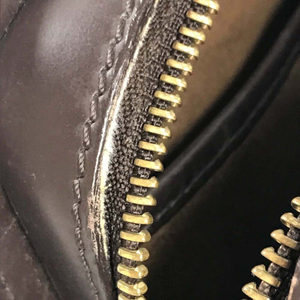 LOUIS VUITTON Authentic Brown Damier Canvas Pouch - Picture 15 of 16